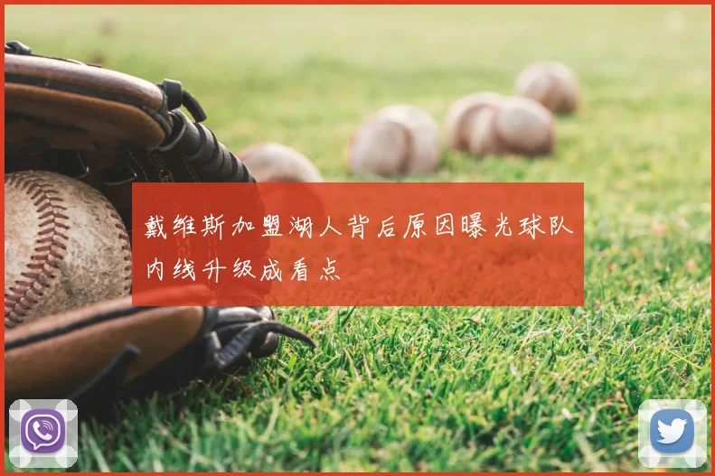 戴维斯加盟湖人背后原因曝光球队内线升级成看点